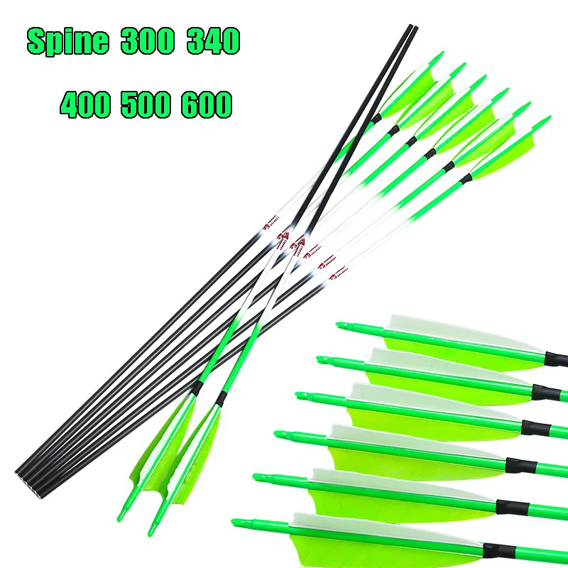 Arrow Carbon Shaft - Strzały myśliwskie Linkboy Archery Green Carbon,