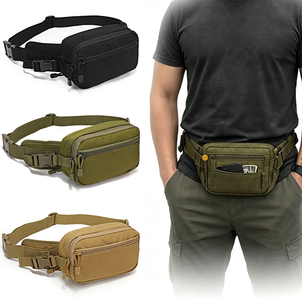 Outdoor Hunting Fabric - Torba biodrowa z tkaniny Oxford 800D,