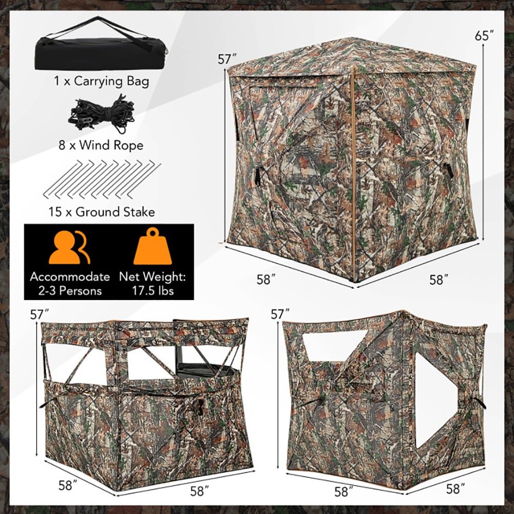 Hunting & Outdoor Supplies Vanderbijlpark - 5-w-1 Odłączana budka myśliwska dla 2-3