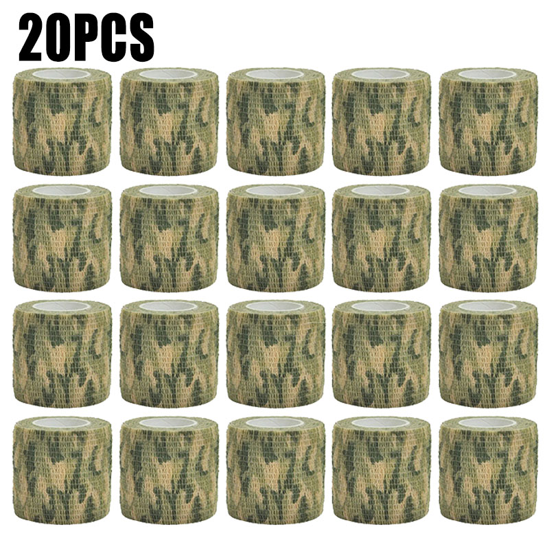 Outdoor Hunting Fabric - 10/20 szt. elastyczna taśma kamuflażowa do