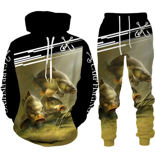 Outdoor Hunting Pants Women - Nowość 3D nadruk z rybą mężczyźni