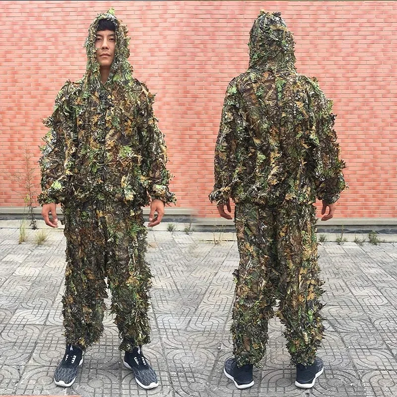 Outdoor Hunting Pants Women - Mężczyźni kobiety dzieci odkryty strój Ghillie