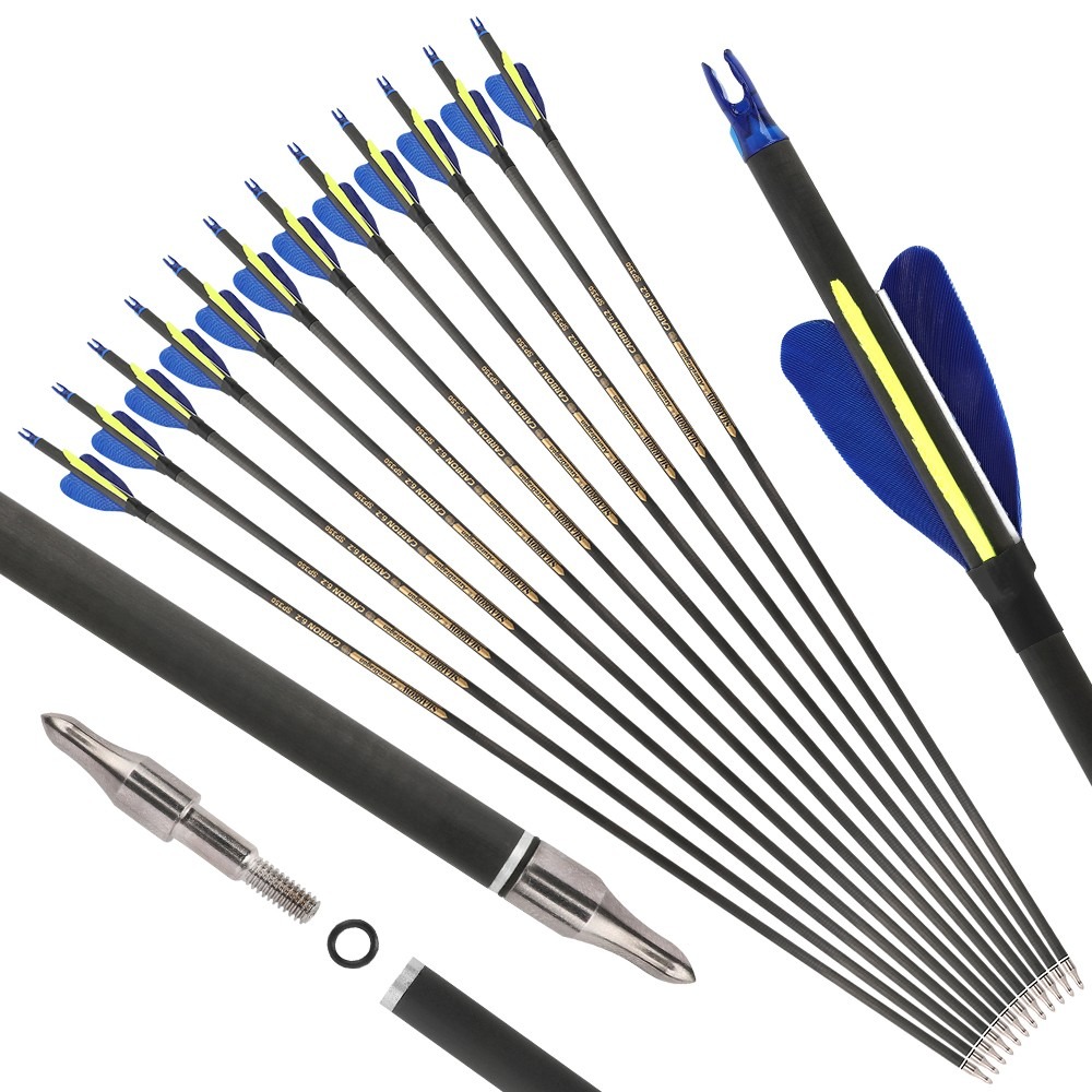 Arrow Carbon Shaft - Strzały karbonowe 32 cale, spine 500/600,