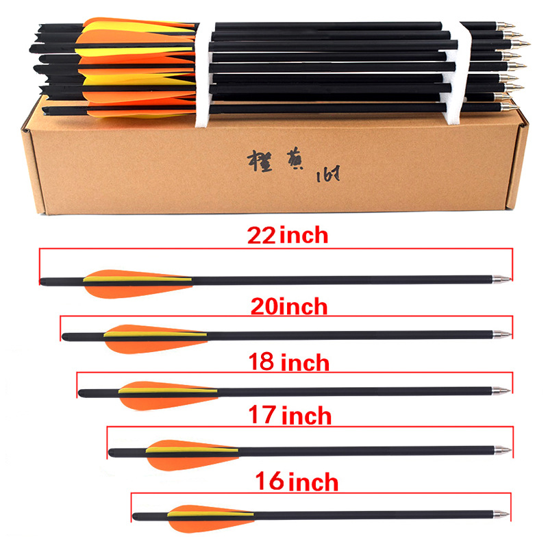 Arrow Carbon Shaft - 12 szt. strzał karbonowych do łuku