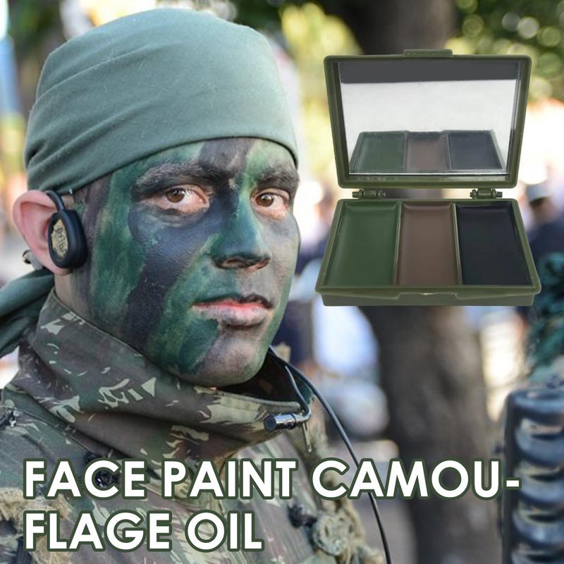 Camo Face Paint - 3 kolory fani armii CS strzelanie