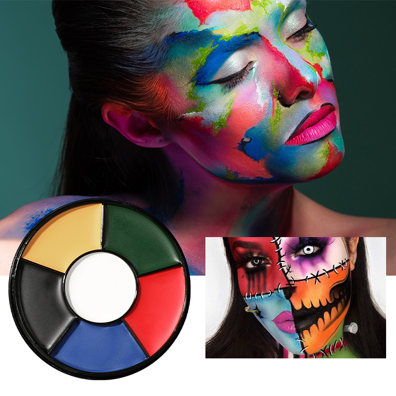 Paleta 6 kolorowych farb olejn – Camo Face Paint recenzja i cena