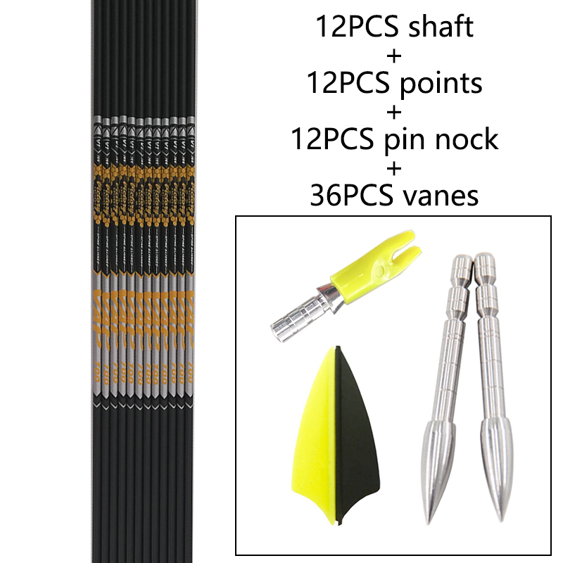 12 sztuk DIY łucznictwo ID 4.2 – Arrow Carbon Shaft recenzja i cena