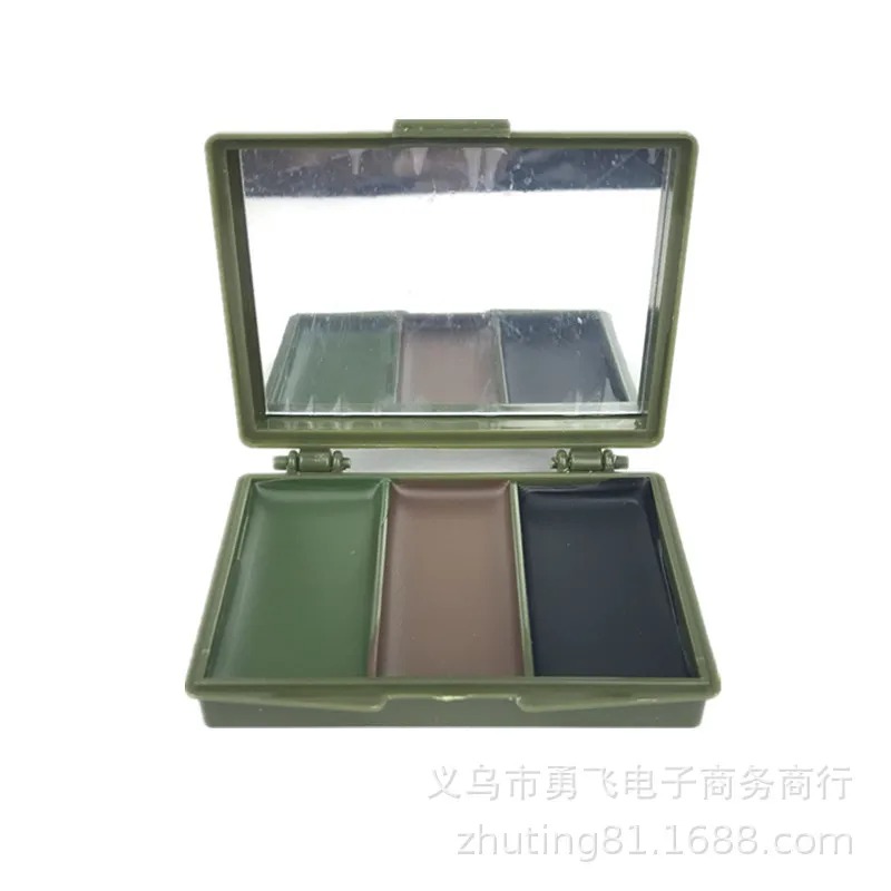 3-kolorowe fani na świeżym pow – Camo Face Paint recenzja i cena