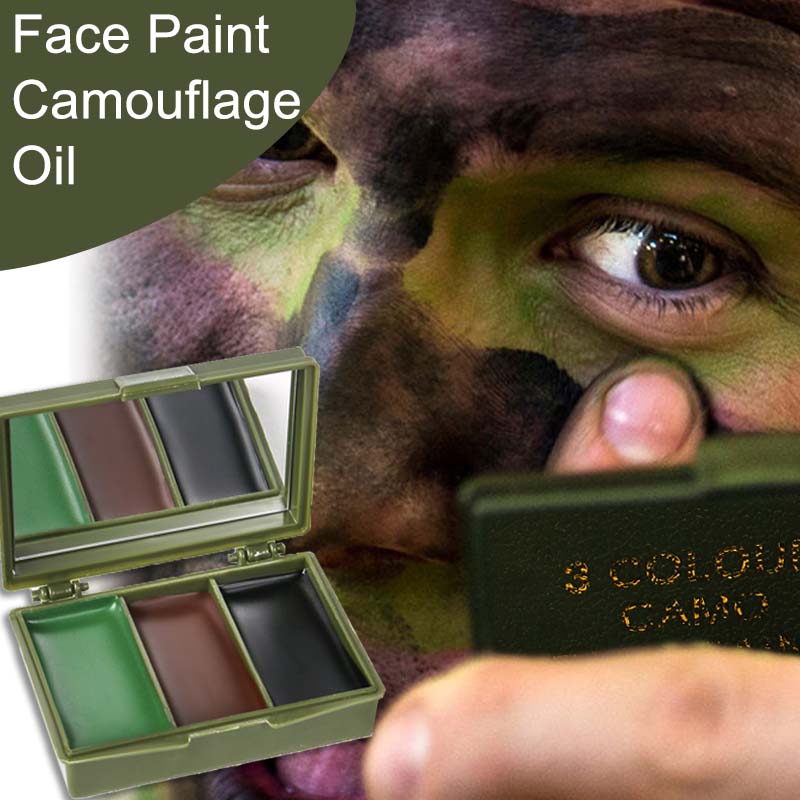 3 Kolory Kamuflaż Farba do Twa – Camo Face Paint recenzja i cena