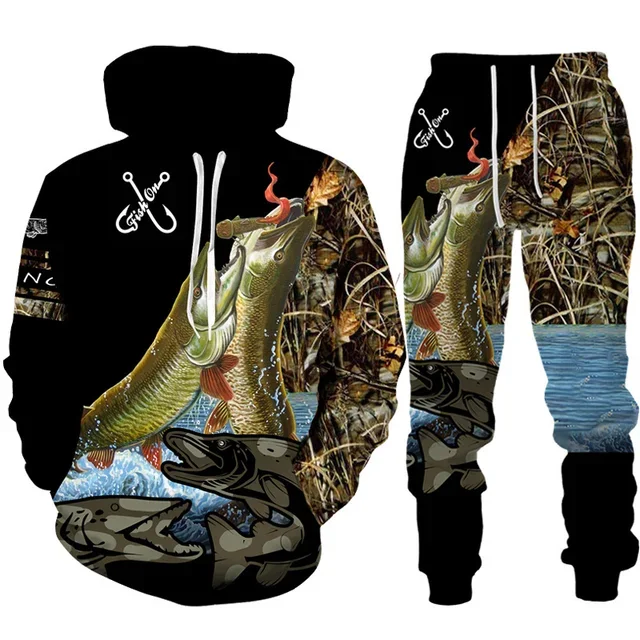 Nowość 3D nadruk z rybą mężczy – Outdoor Hunting Pants Women recenzja i cena