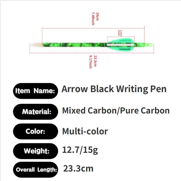 Długopis w kształcie strzały,  – Arrow Carbon Shaft recenzja i cena