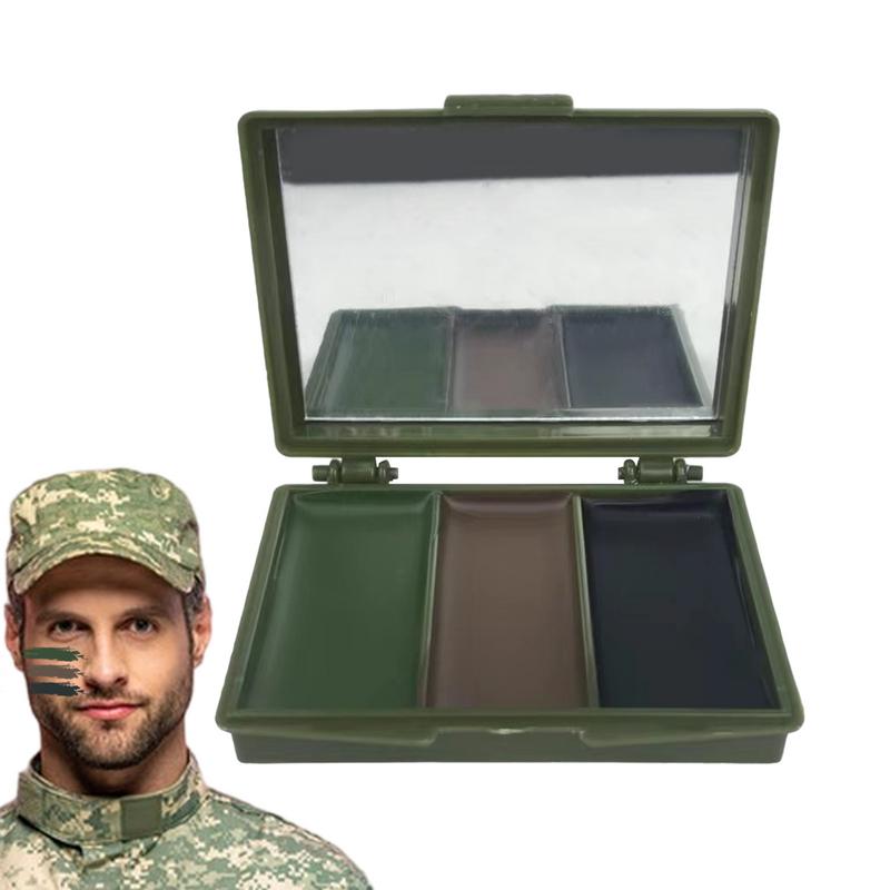 3 kolory fani armii CS strzela – Camo Face Paint recenzja i cena